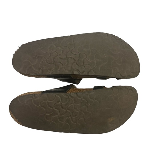 Birkenstock Women 9/40 Mayari Birko-Flor Slip On Toe Loop Sandals Black - Picture 13 of 15